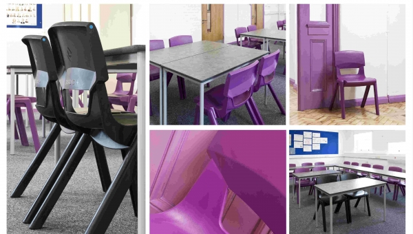 KI Postura+ chairs selected for New City College’s colour co-ordinated refurbishment