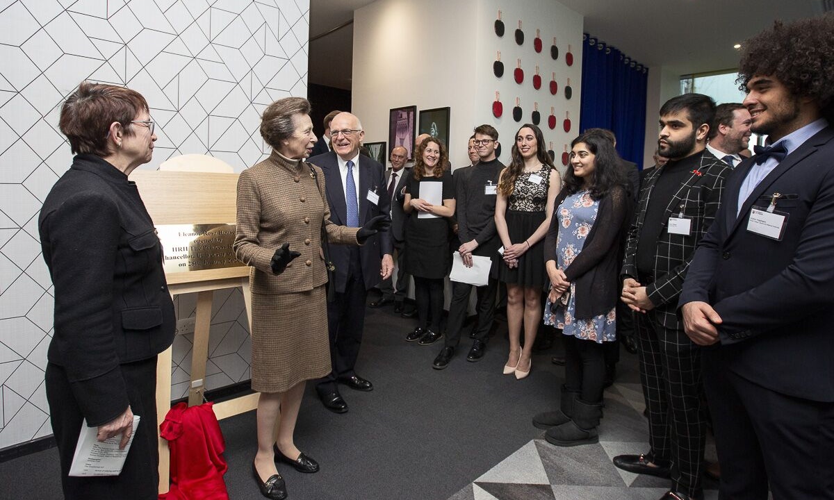 HRH The Princess Royal opens flagship student development in Stratford