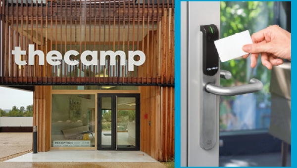 Real-time access management and device aesthetics make Aperio® and The Camp a perfect fit