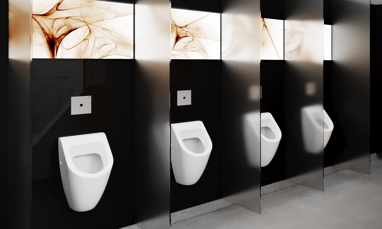 Touch-free urinal flushing technologies from Viega