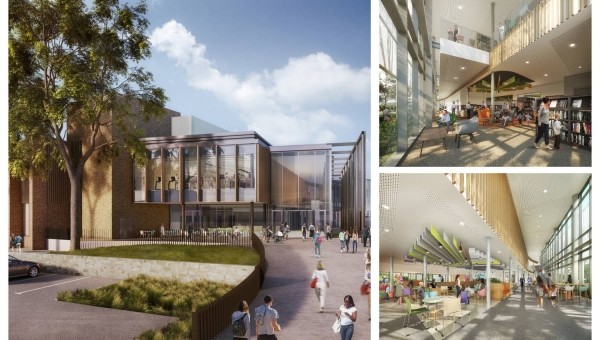 Leisure meets learning in new designs for Morpeth community hub