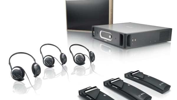 New transmitter expands the Integrus Wireless Language Distribution System from Bosch