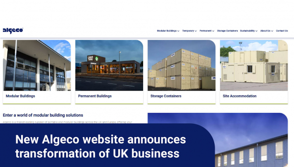 New Algeco website announces transformation of UK business