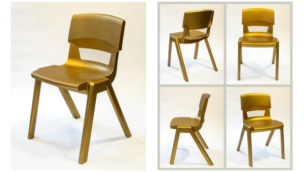 Find one of KI’s Gold Postura+ chairs and win a VIP Factory Tour