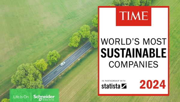 Schneider Electric named the world’s most sustainable company by Time magazine and Statista